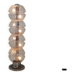 Lampadaire italien en verre space age, annes 1980