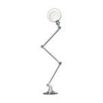 Lampadaire jielde brosse 3 bras de jean louis domecq france 1960