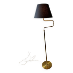 Lampadaire laiton articul - sude annes 50 / 60