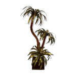 Lampadaire en laiton maison jansen palmtree Lampadaire en laiton maison jansen palmtree