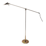 Lampadaire liseuse fase année 80 doré Lampadaire liseuse fase année 80 doré