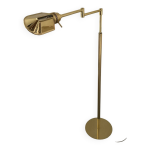 Lampadaire liseuse en laiton des annes 70