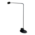 Lampadaire liseuse en métal noir, design vers 1970 Lampadaire liseuse en métal noir, design vers 1970