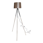 Lampadaire liseuse sur trépied tripode noir style christian ghion Lampadaire liseuse sur trépied tripode noir style christian ghion