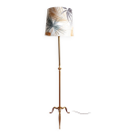 Lampadaire m�tal dor� style louis xv
