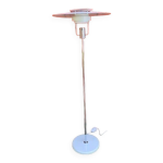 Lampadaire mtal scandinave des annes 70 / 80