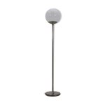 Lampadaire mid - century avec lampe globe italie 1970s