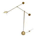 Lampadaire minimaliste  contrepoids, de slken. annes 1960