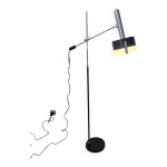 Lampadaire moderniste orientable des annes 60's