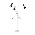 Lampadaire moonlight 3 bras noir