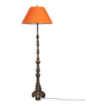 Lampadaire n�o - baroque en laiton massif france ann�es 1950
