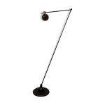 Lampadaire noir articulé minimaliste Lampadaire noir articulé minimaliste