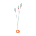 Lampadaire orange annes 1970