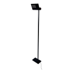 Lampadaire postmodern noir italien par stilnovo, 1980s Lampadaire postmodern noir italien par stilnovo, 1980s