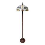 Lampadaire rond tiffany art dco