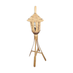 Lampadaire en rotin et bambou vintage Lampadaire en rotin et bambou vintage