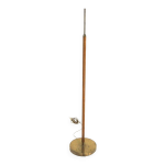 Lampadaire scandinave en chne et en mtal, sude, 1950