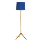 Lampadaire scandinave en chne, sude, 1960