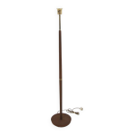 Lampadaire scandinave en teck et métal, suède, 1950 Lampadaire scandinave en teck et métal, suède, 1950