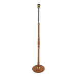 Lampadaire scandinave en teck et mtal, sude, 1960