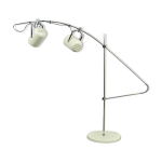 Lampadaire sorrento blanc par copini & posthuma pour gepo, pays - bas 1970
