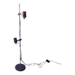 Lampadaire spots m�tal bois