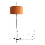 Lampadaire staff orange & chrome 1960 Lampadaire staff orange & chrome 1960