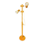 Lampadaire sudois en pin, design scandinave annes 80