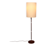 Lampadaire temde en teck et laiton, annes 1960