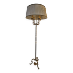 Lampadaire tripode en bronze de style louis xv