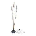 Lampadaire tripode opalines vintage