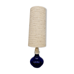 Lampadaire en verre bleu italien selenova annes 60