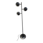 Lampadaire vintage eyeball en métal chromé pied tulipe Lampadaire vintage eyeball en métal chromé pied tulipe