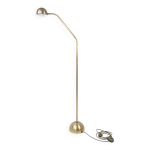 Lampadaire vintage hustadt  2 ttes flexibles, laiton mat