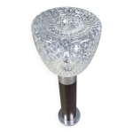 Lampadaire vintage italien en verre de murano, annes 1970