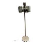 Lampadaire vintage luigi colani chrome des annes 70.