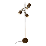 Lampadaire vintage marron et chrome dijkstra space age