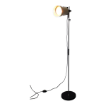Lampadaire vintage, spot orientable, 1970.