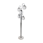 Lampadaire vintage en verre de murano, annes 1970