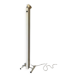 Lampadaire zagar par sergio carpani pour stilnovo annes 1980