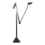 Lampadaire zelig terra design walter monici pour lumina, 1980s