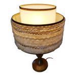 Lampe � poser abat - jour laine