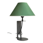 Lampe acier et tissu par madura