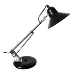Lampe aluminor noire 1970 Lampe aluminor noire 1970