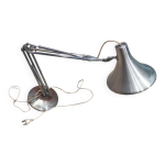 Lampe ancienne articule architecte acier + aluminium design vintage