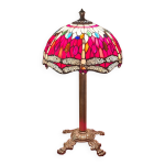 Lampe ancienne bronze abat jour pate de verre , elec refait a Lampe ancienne bronze abat jour pate de verre , elec refait a