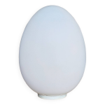 Lampe année 70 oeuf opaline Lampe année 70 oeuf opaline