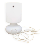 Lampe d'appoint blanche lykta ikea - lampe champignon - annes 90