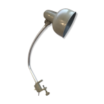 Lampe architecte atelier bras flexible globe alu fixation tau vintage
