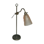 Lampe art - dco articule laiton pte de verre